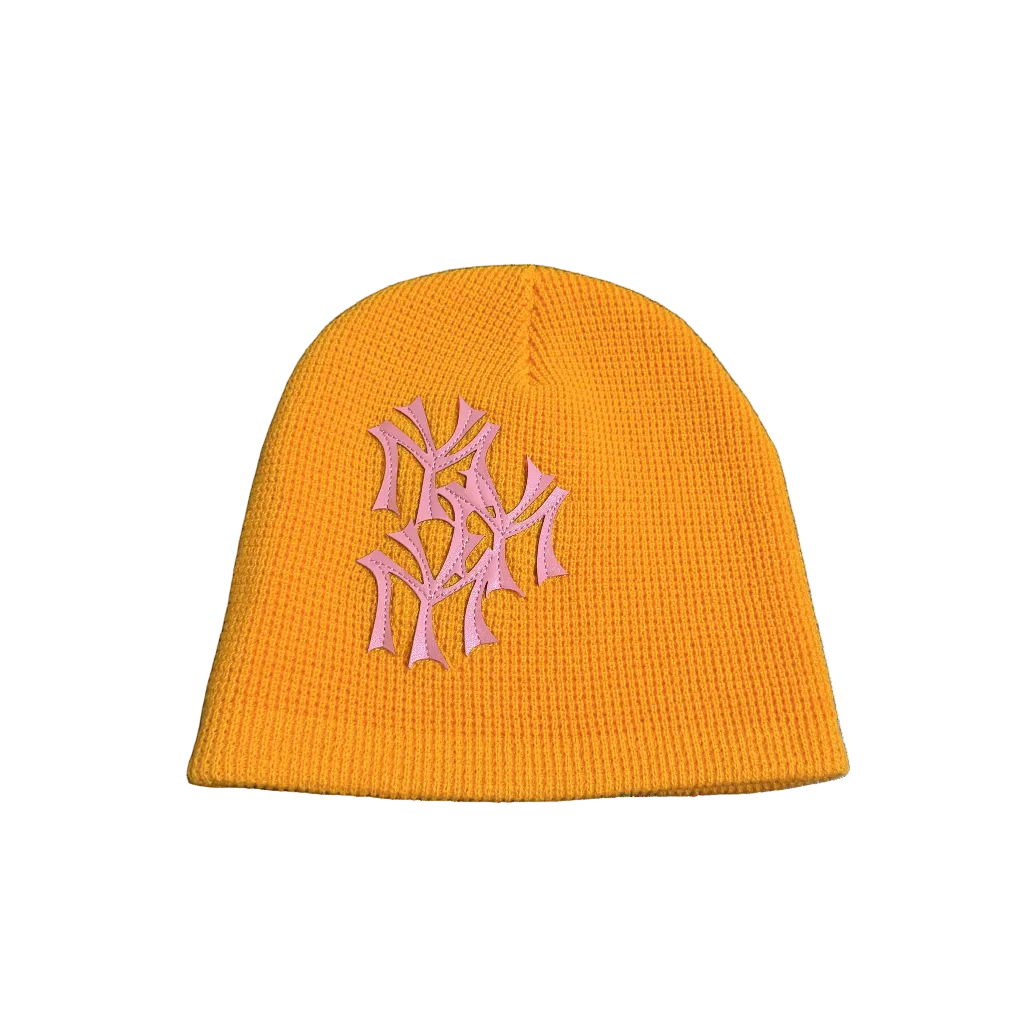 Yellow & Pink Beanie