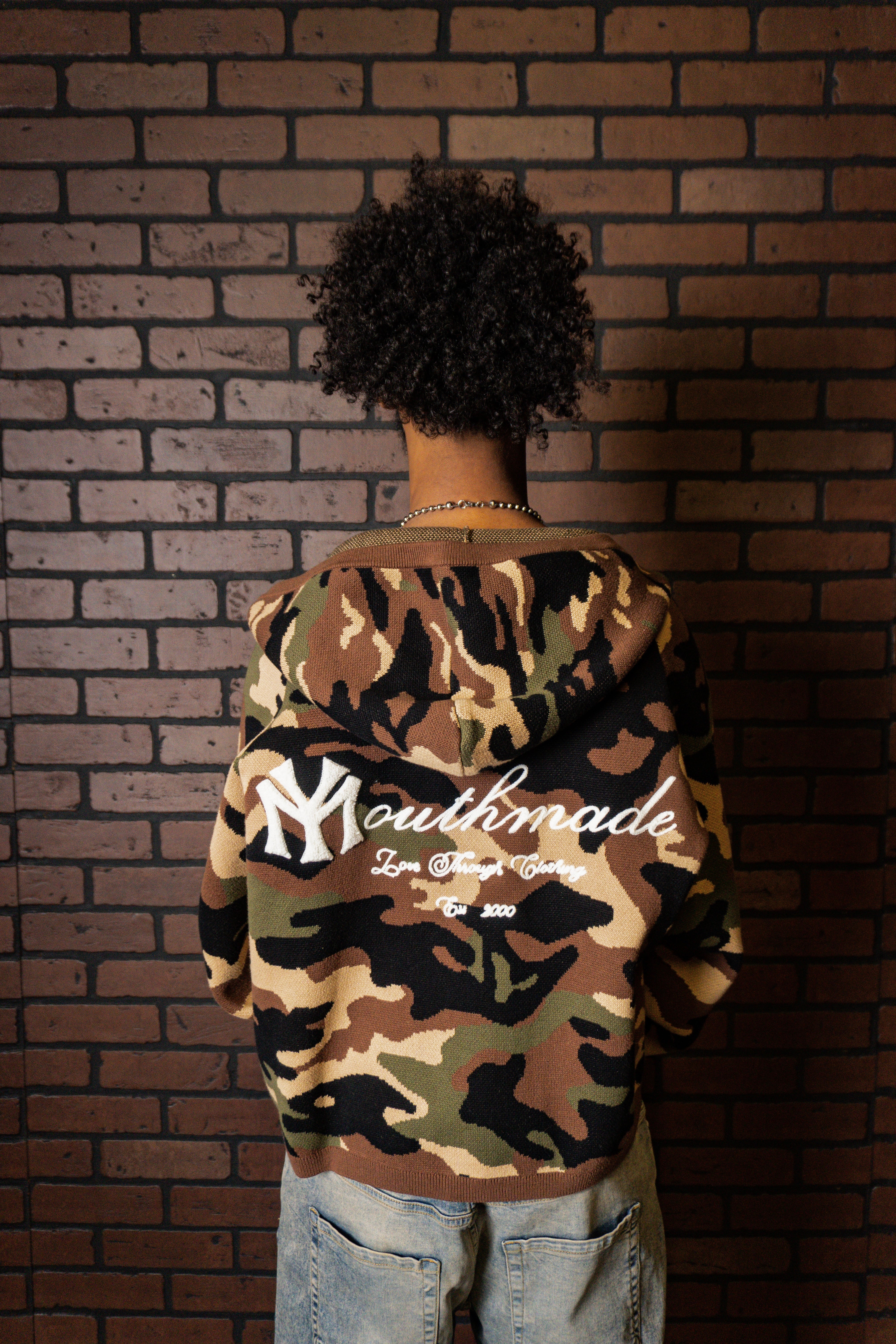Camo Knit Zip Up – youthmade