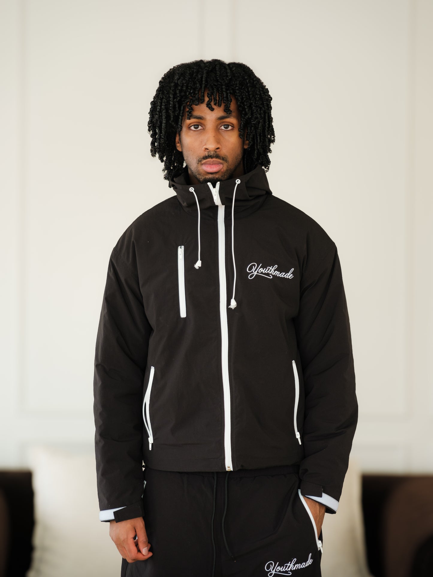 Black Windbreaker