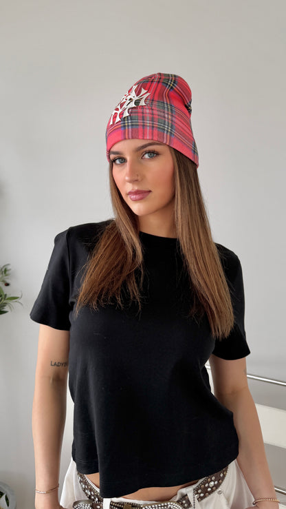 Plaid Beanie