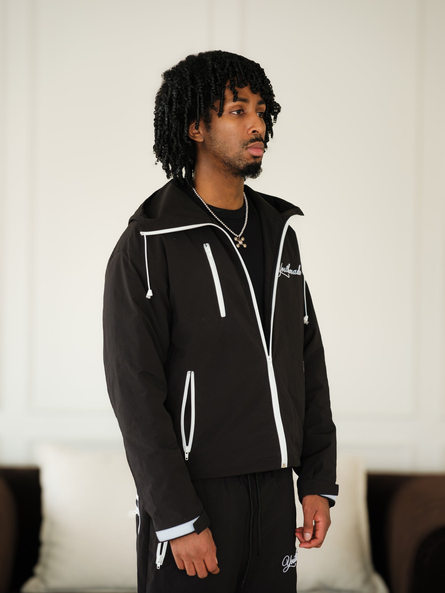 Black Windbreaker