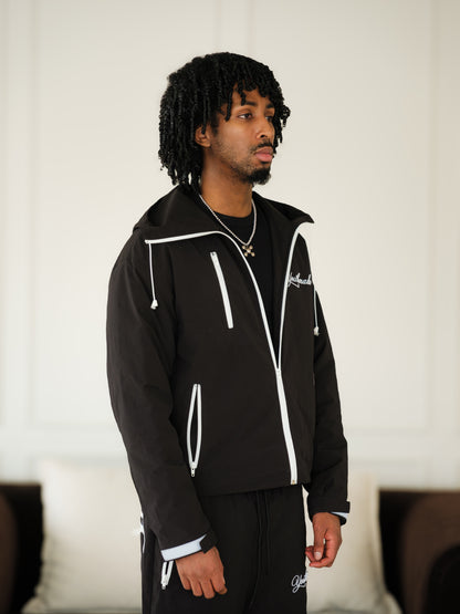 Black Windbreaker