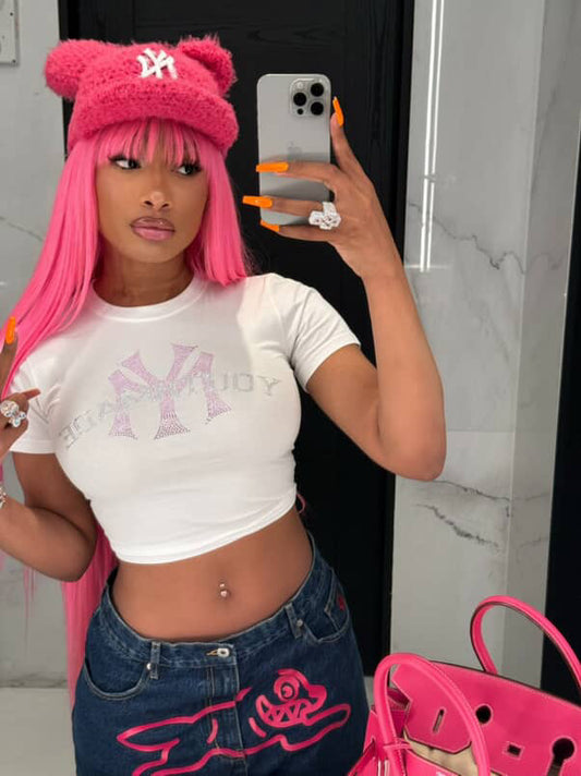 YM Rhinestone Baby Tee