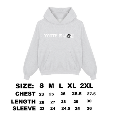 Heather Grey WAR Hoodie